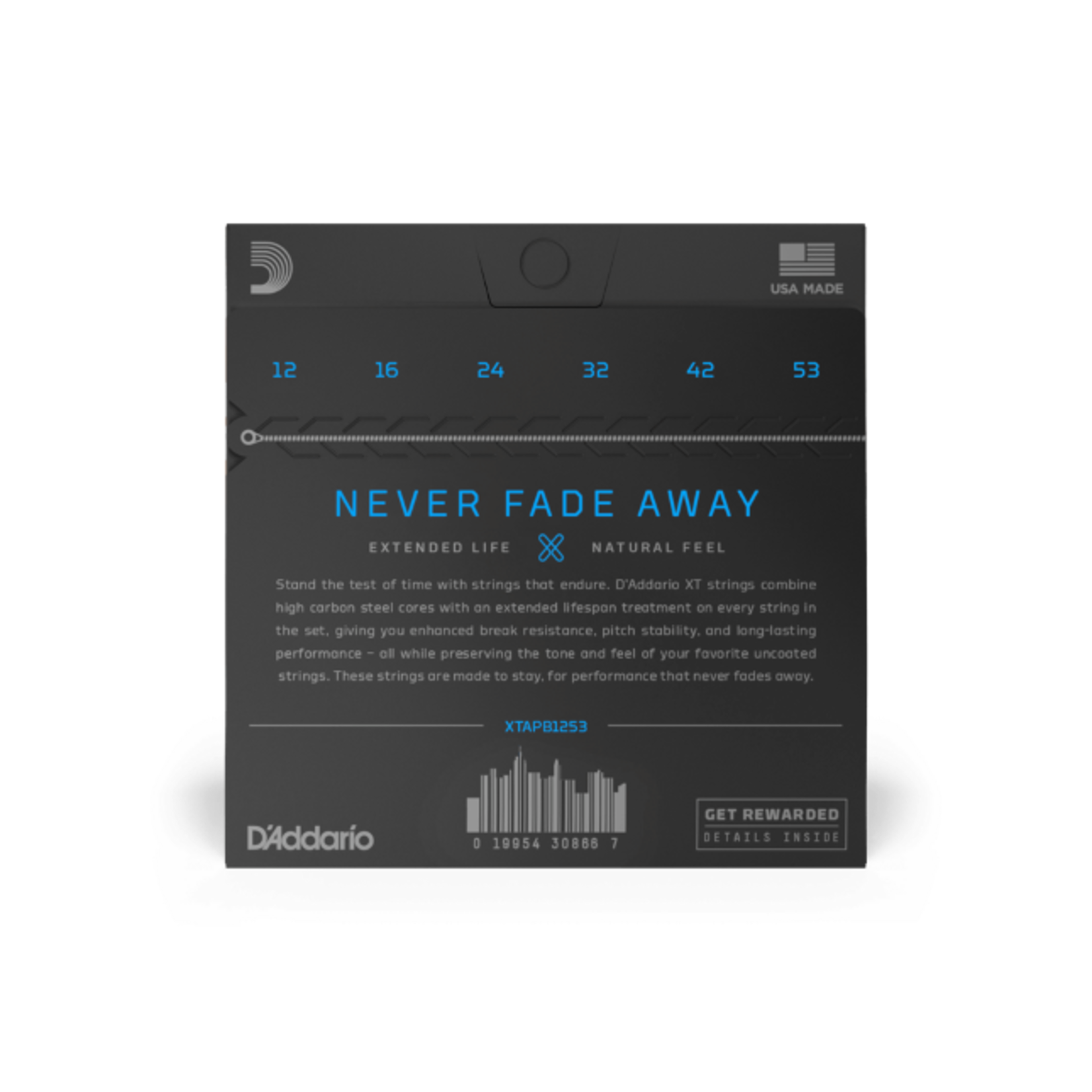 D'Addario D'Addario XTAPB1253 XT Acoustic Phosphor Bronze Light 12-53
