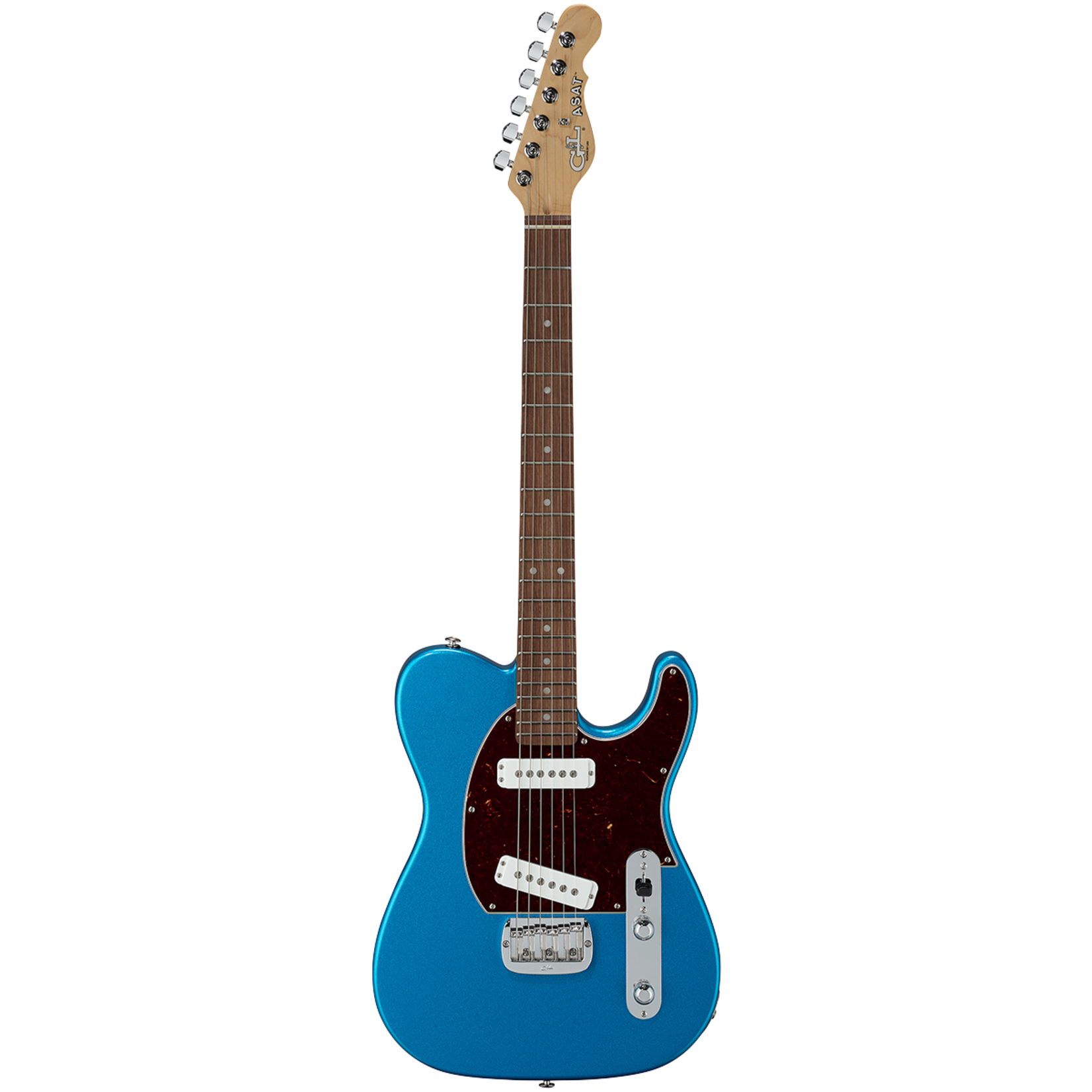 G&L Guitars G&L Fullerton Deluxe ASAT Special, Lake Placid Blue