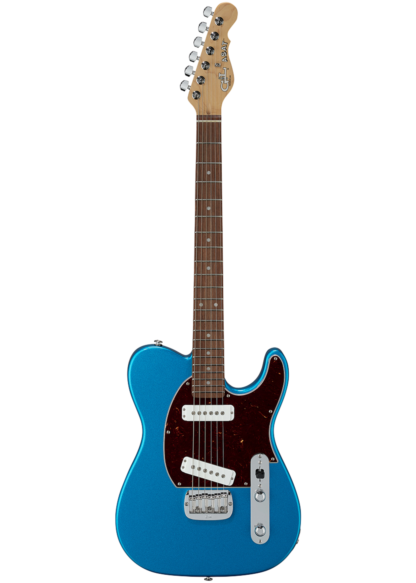 G&L Guitars G&L Fullerton Deluxe ASAT Special, Lake Placid Blue