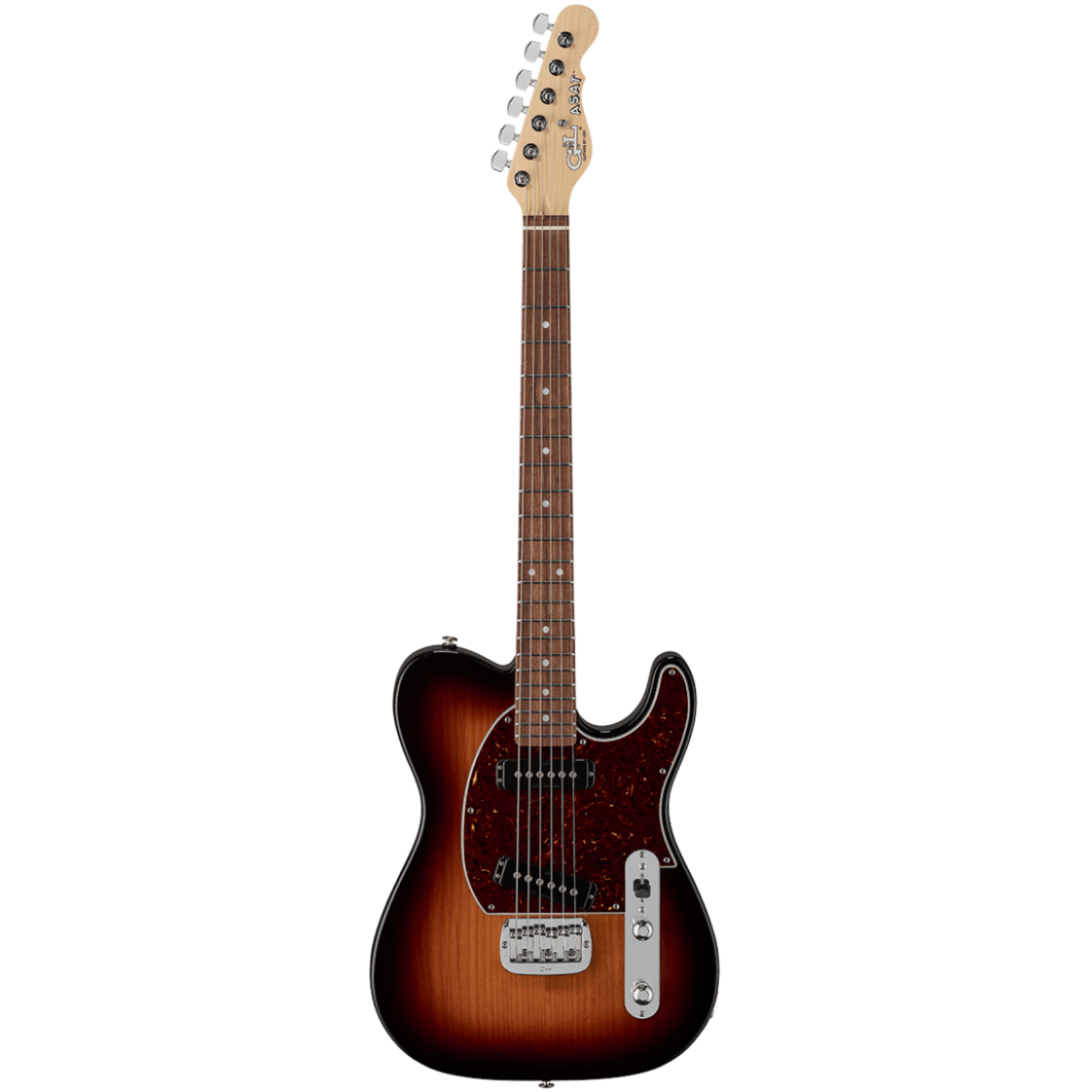 G&L Guitars G&L Fullerton Deluxe ASAT Special 3 Tone Sunburst with Gig Bag