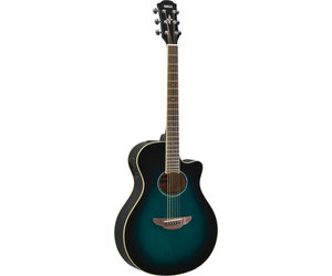 Yamaha APX600 Thinline Acoustic Electric Guitar Black - Town