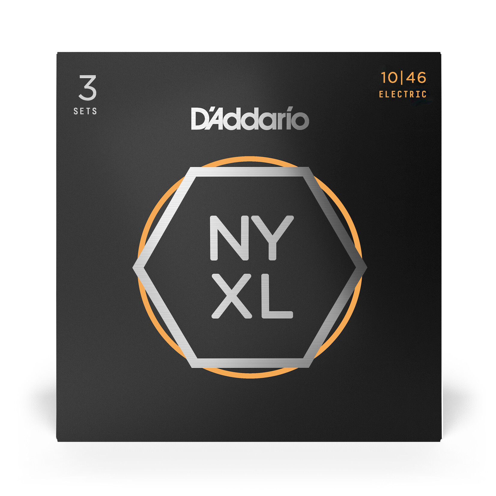 D'Addario D'Addario NYXL1046-3P Nickel Wound Electric Guitar Strings Regular Light 10-46 3 Sets