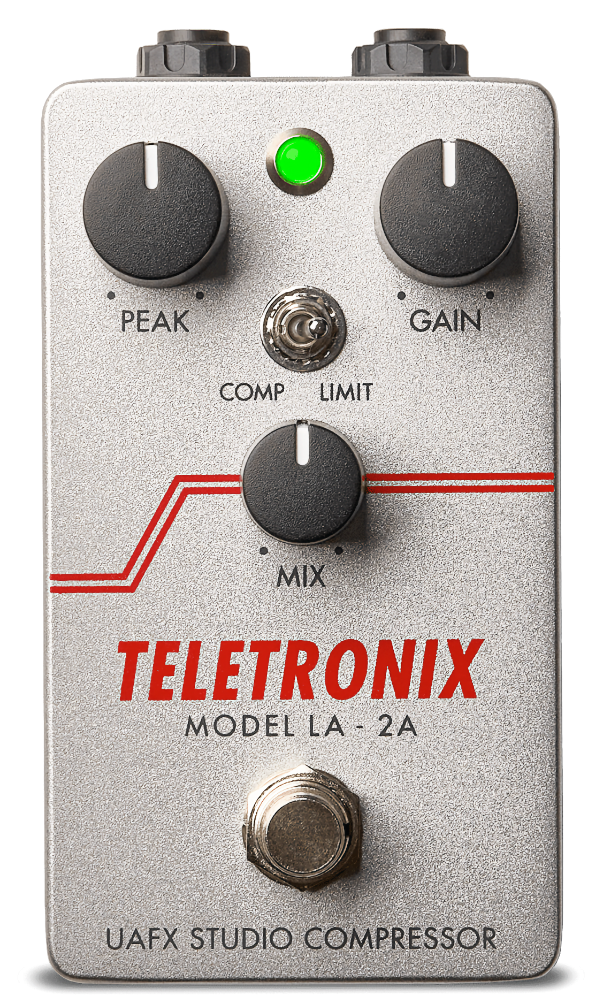 ギター Universal Audio UAFX Teletronix LA-2A Universal Audio UAFX Compact LA-2A Studio Compressor Pedal - Town