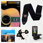 Town Center Music Beginner Guitar Accessory Kit - Book 1