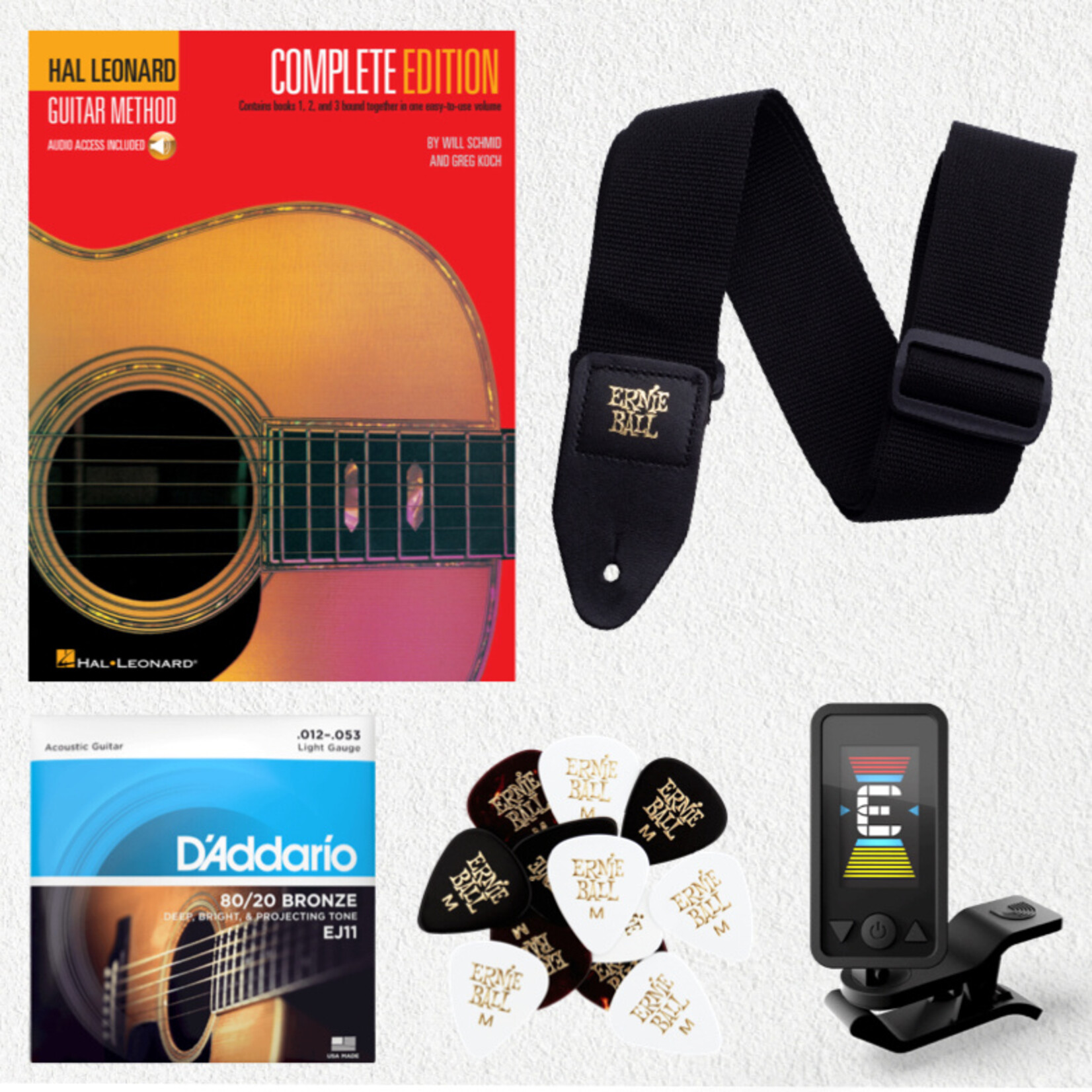 Town Center Music Beginner Guitar Accessory Kit - Complete