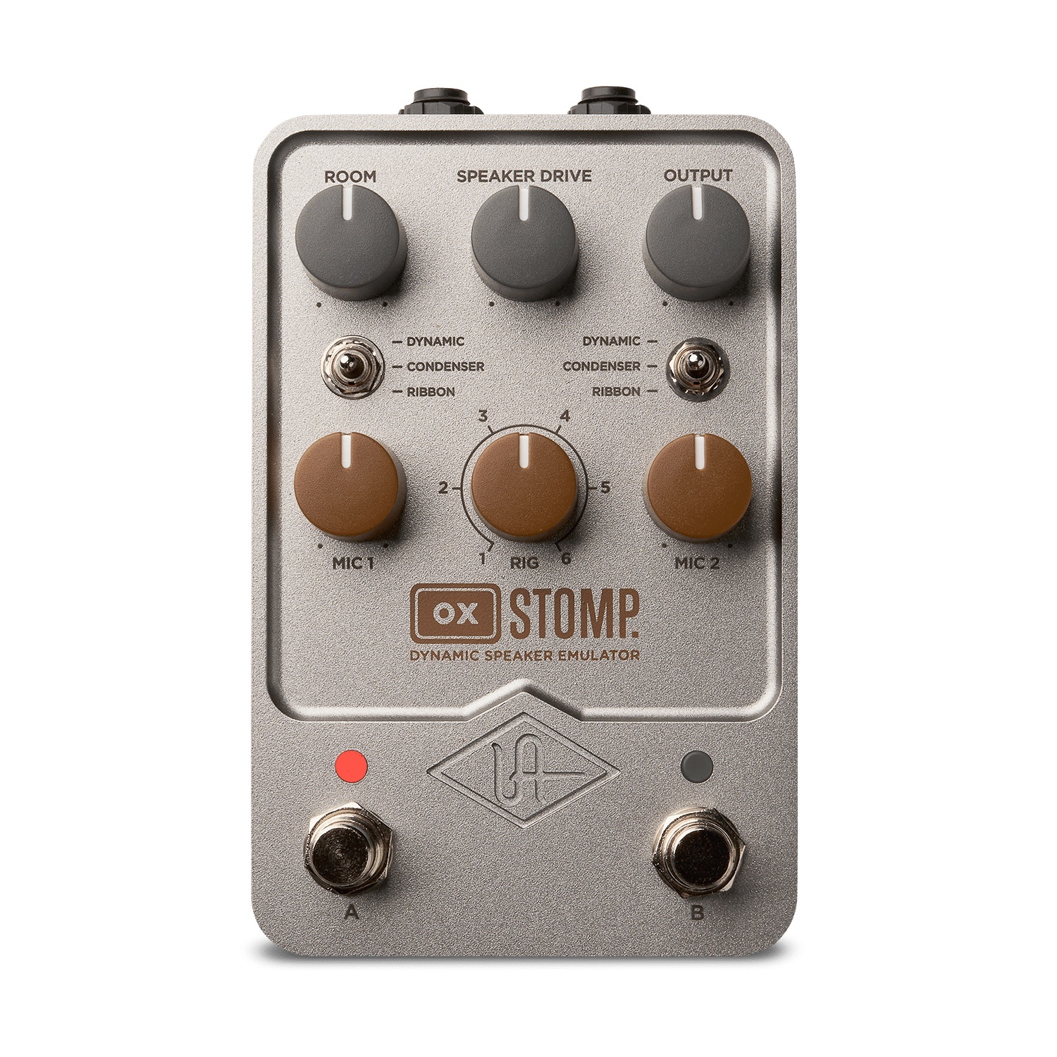 Universal Audio UAFX OX Stomp Dynamic Speaker Emulator pedal w