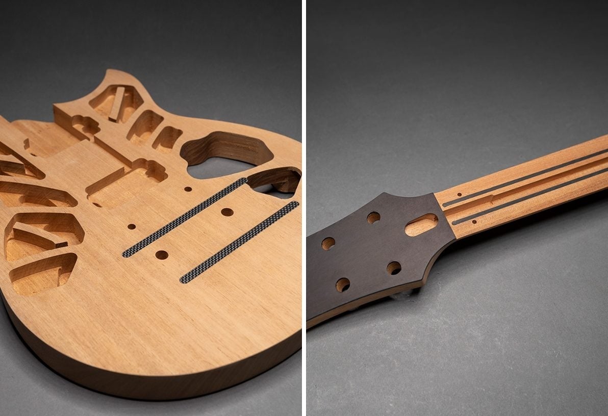 yamaha revstar acoustic design body and neck