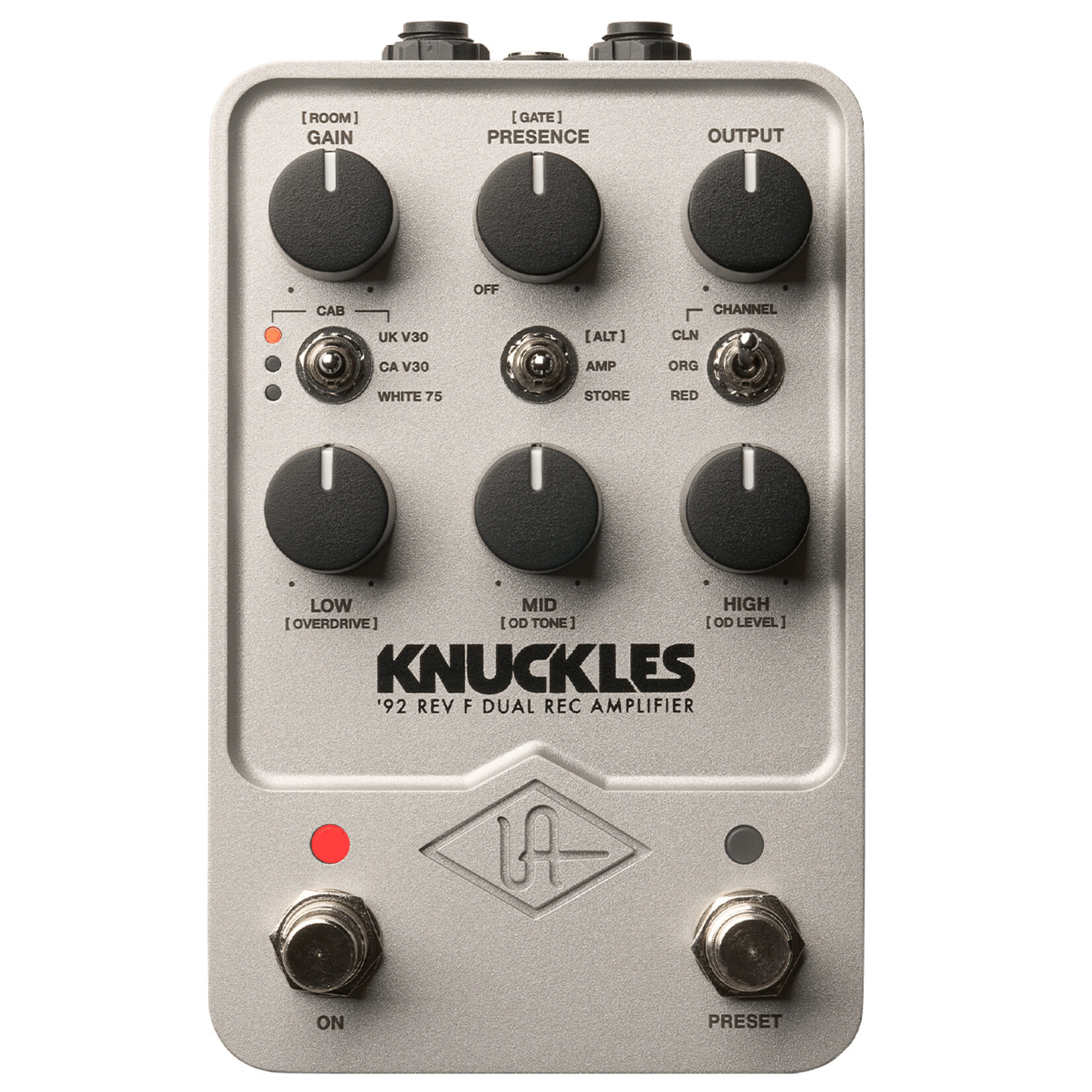 Universal Audio Universal Audio UAFX Knuckles '92 Ref F Dual Rec Amp Emulation pedal w/ Bluetooth