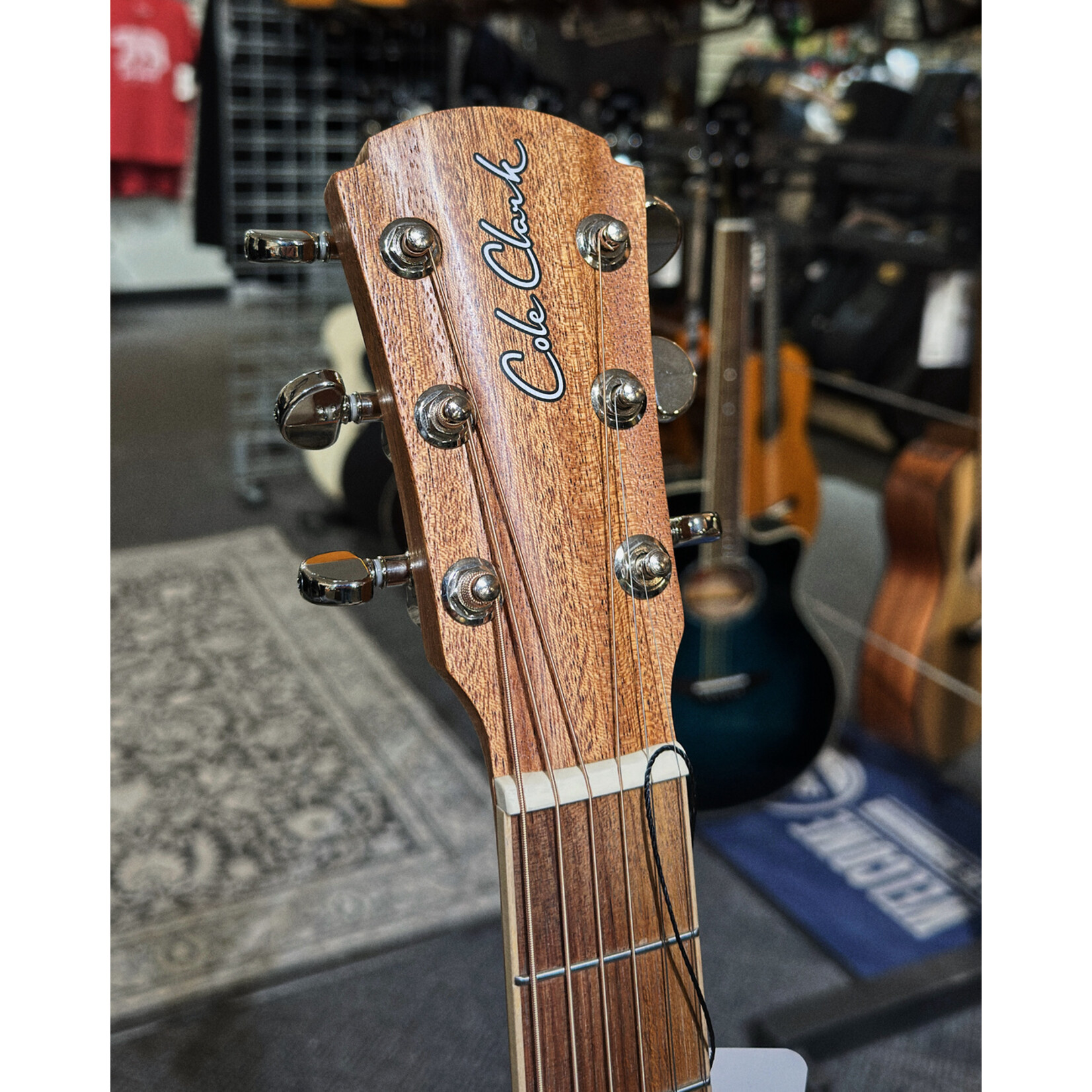 Cole Clark Cole Clark Studio AN1EC All Blackwood acoustic electric guitar with gig bag