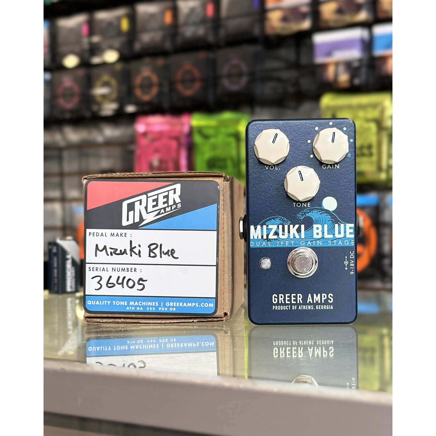 Greer Amps Greer Amps Mizuki Blue JFET Drive Pedal
