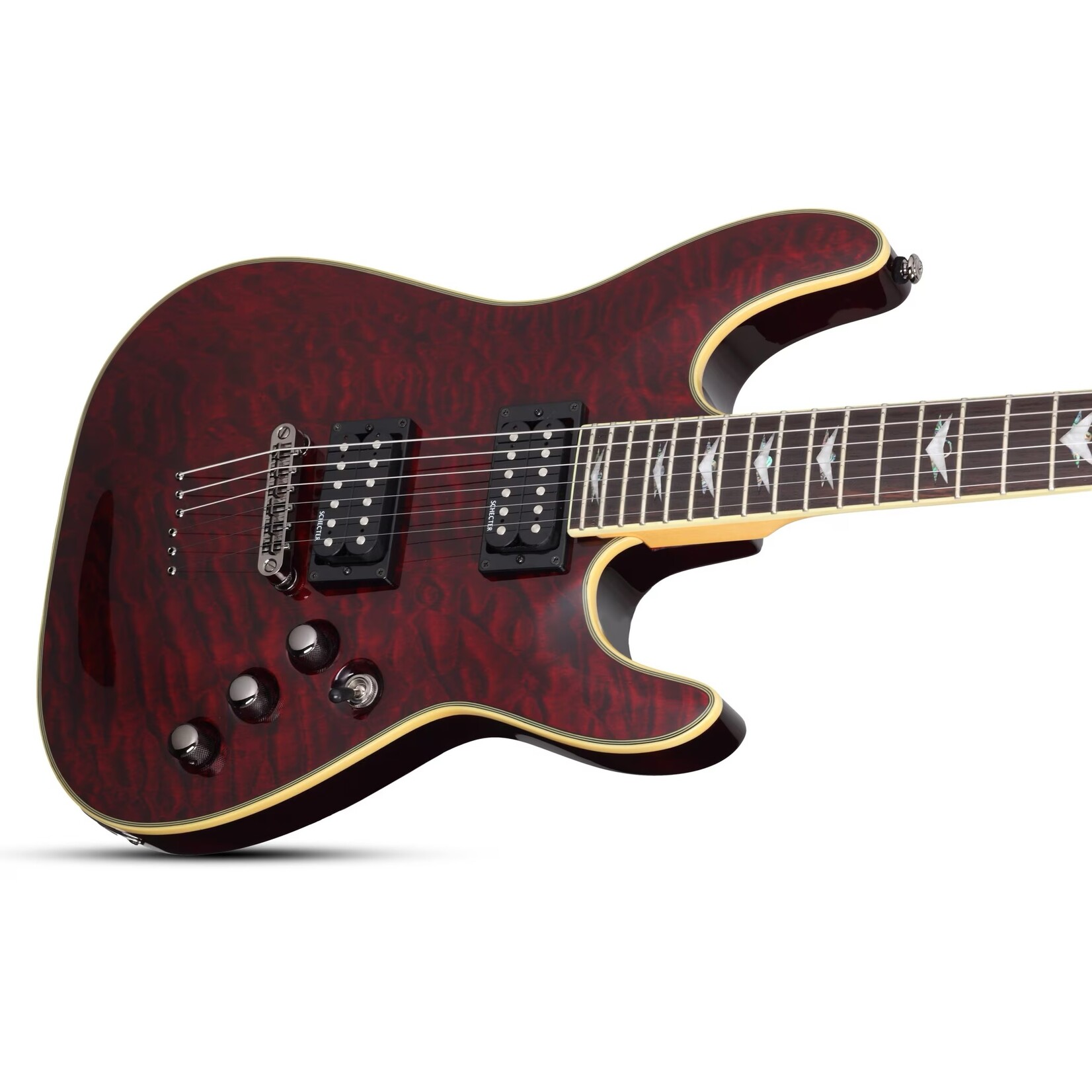 Schecter Guitar Research Schecter Omen Extreme-6  electric guitar in Black Cherry