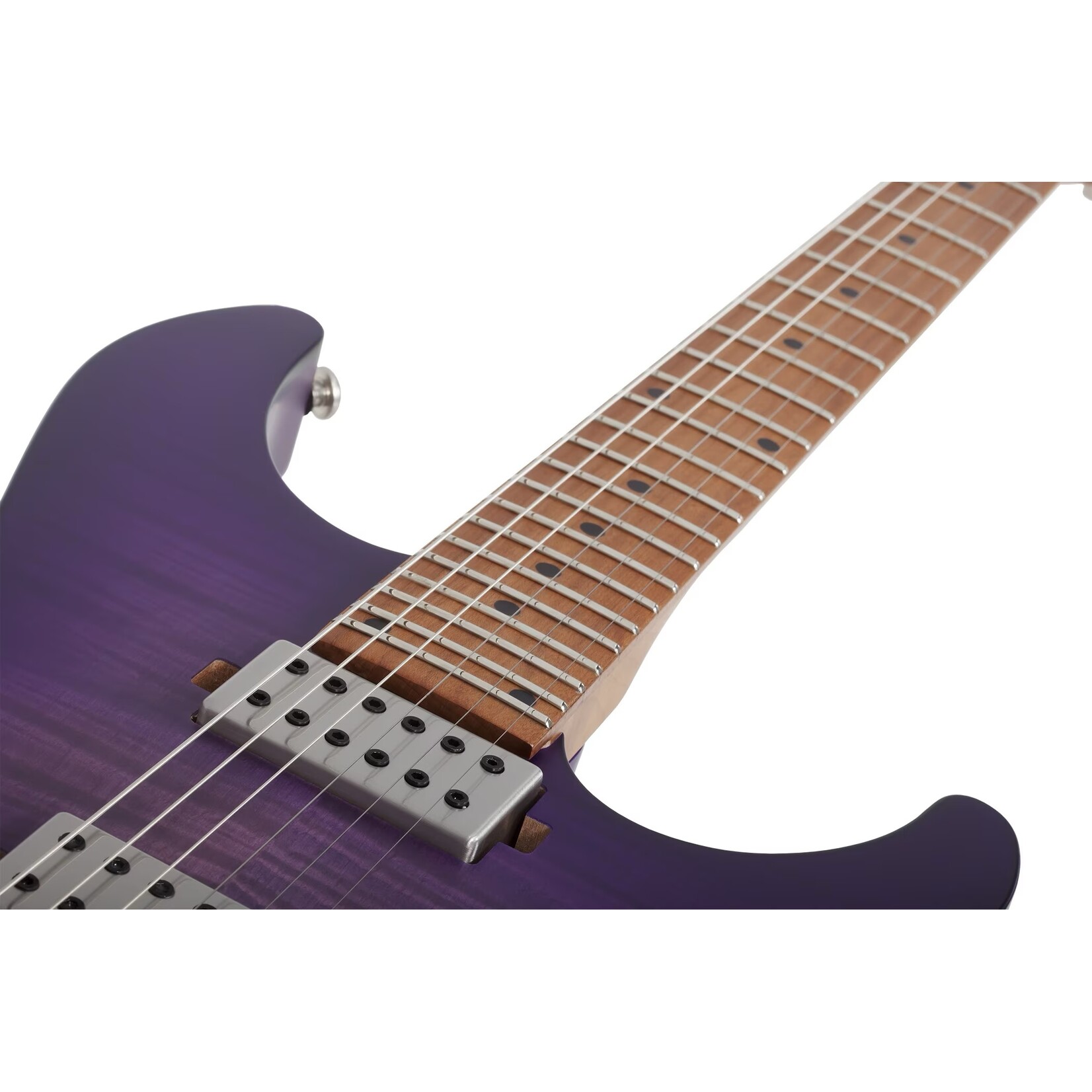 Schecter Guitar Research Schecter C-1 Standard Plus electric guitar in Transparent Purple Burst
