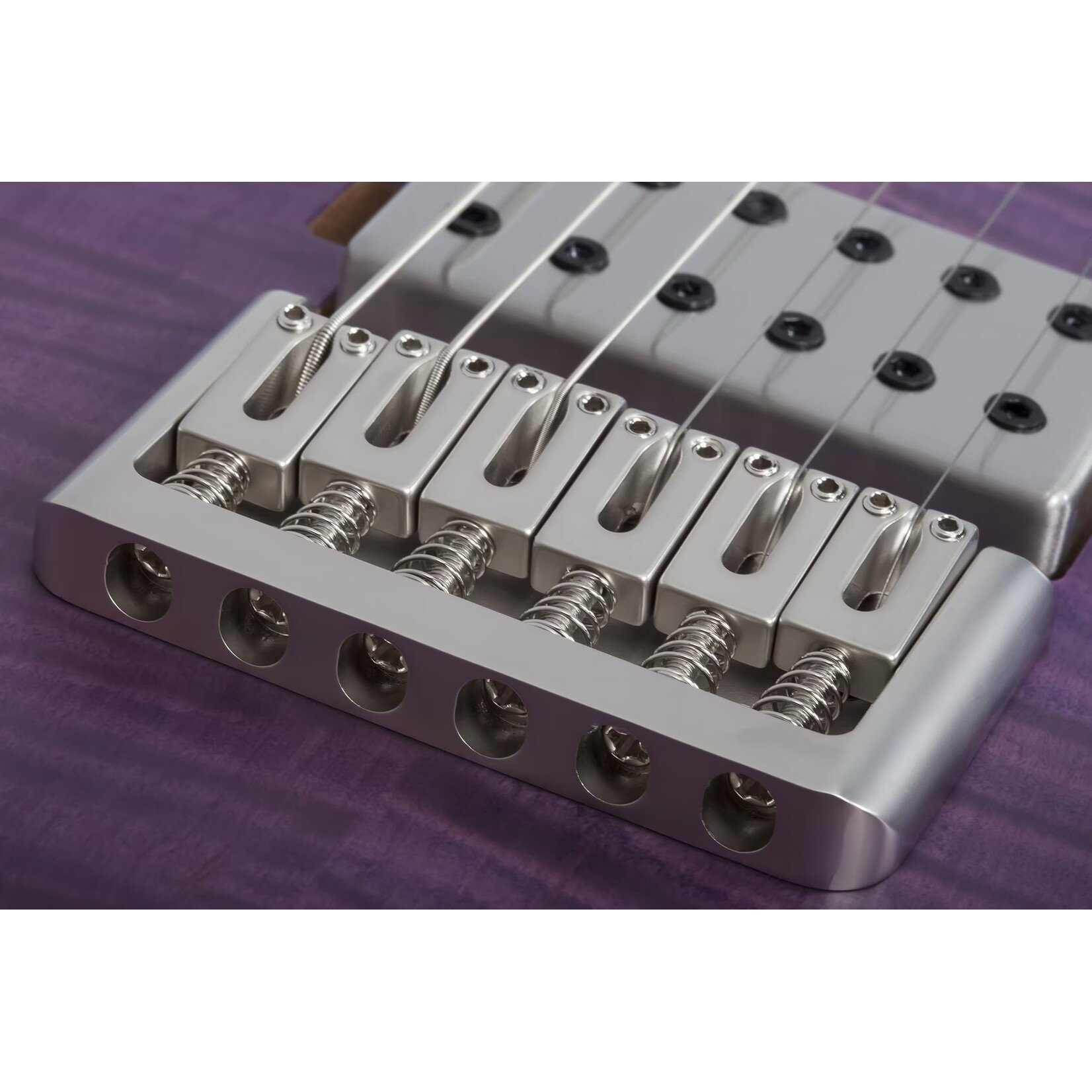 Schecter Guitar Research Schecter C-1 Standard Plus electric guitar in Transparent Purple Burst