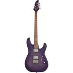 Schecter Guitar Research Schecter C-1 Standard Plus electric guitar in Transparent Purple Burst