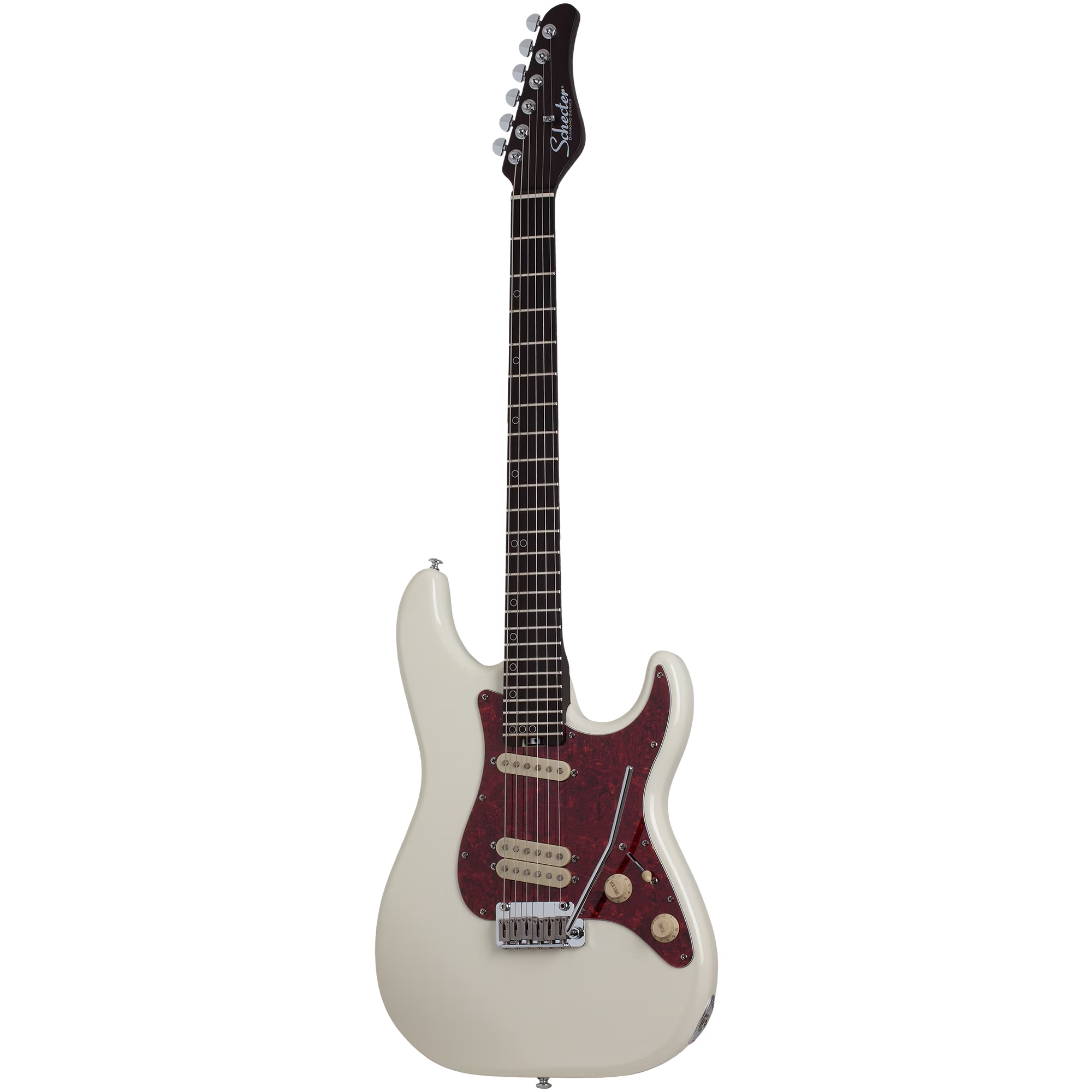 Schecter MV-6 electric guitar in Olympic White - Town Center Music