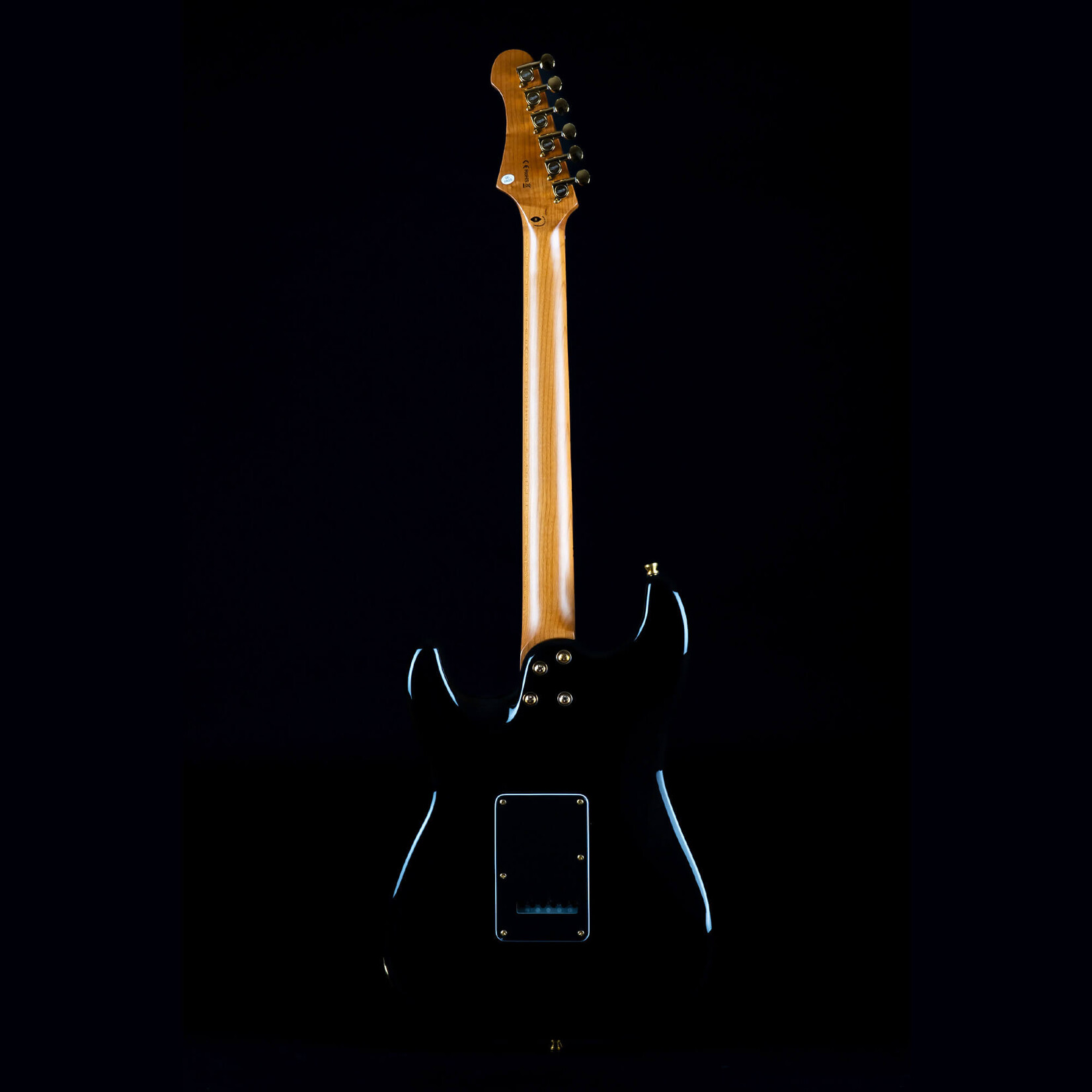 Jet Guitars Jet JS-400 BK G Electric Guitar, Black, Gold Hardware