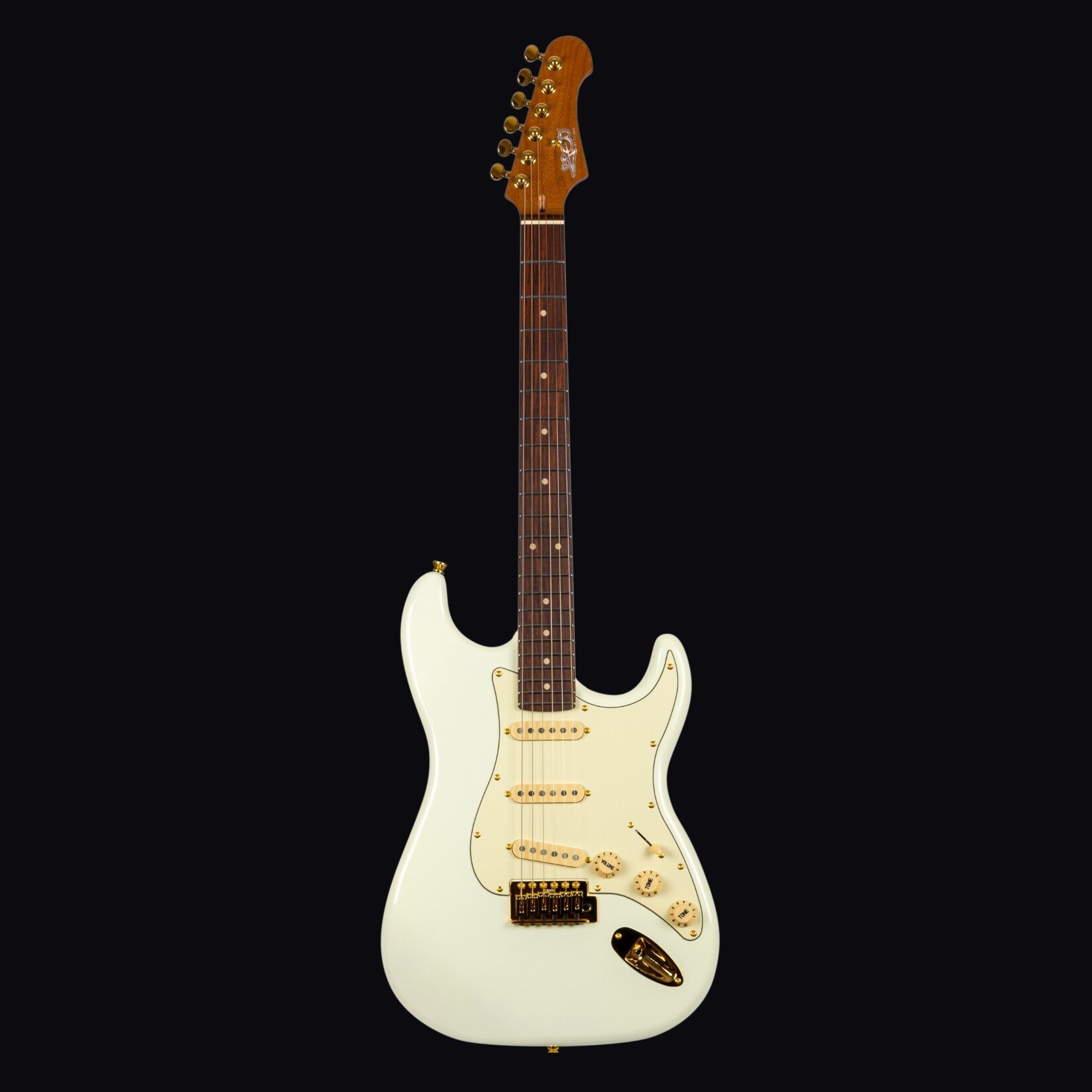 Jet Guitars Jet JS-380 Electric Guitar, Olympic White