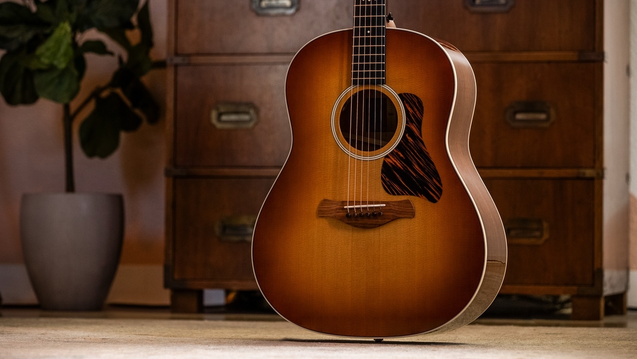 Taylor 517e in Sunburst with Firestripe Pickguard