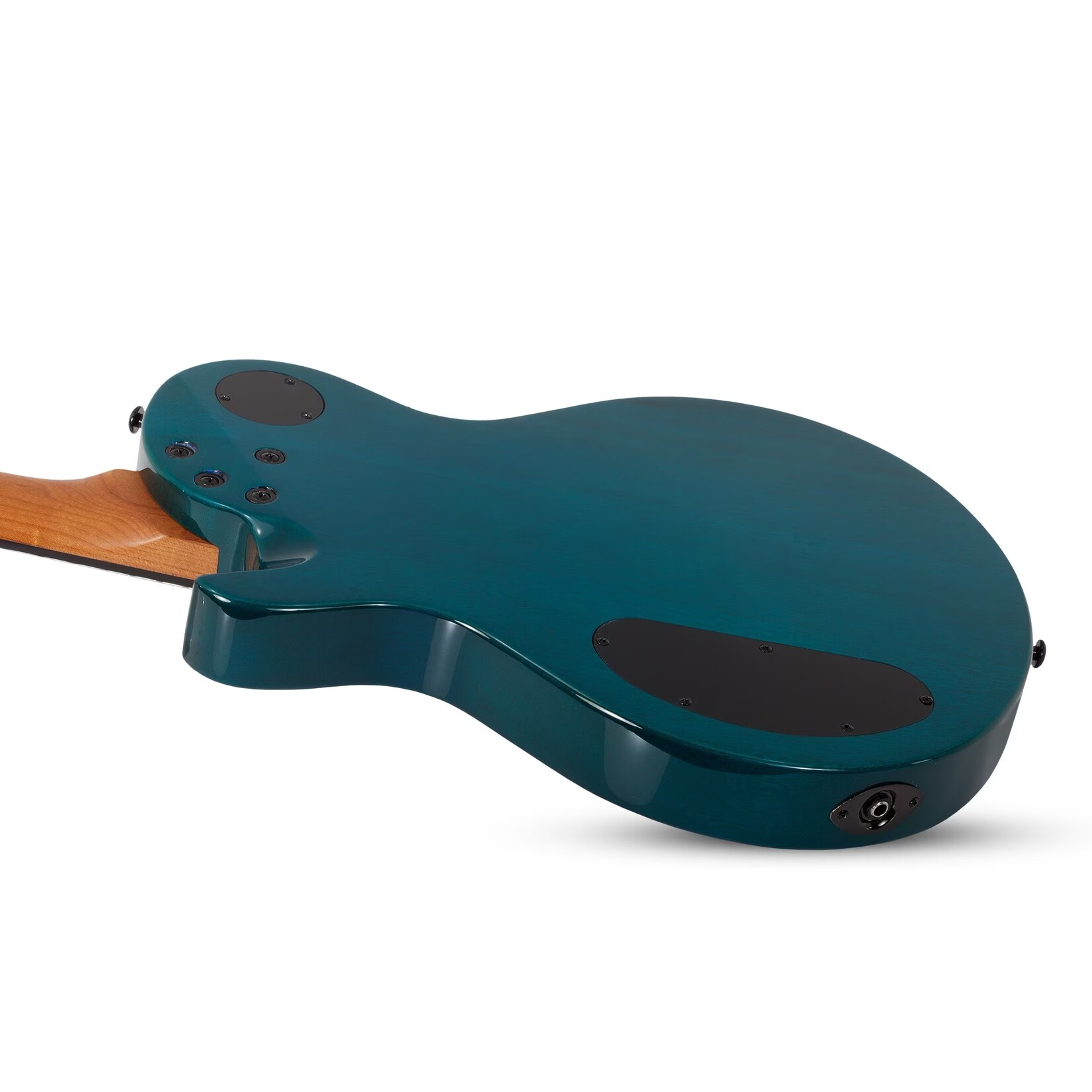 Schecter Guitar Research Schecter Solo-II Standard electric guitar in Ocean Blue Burst Burl