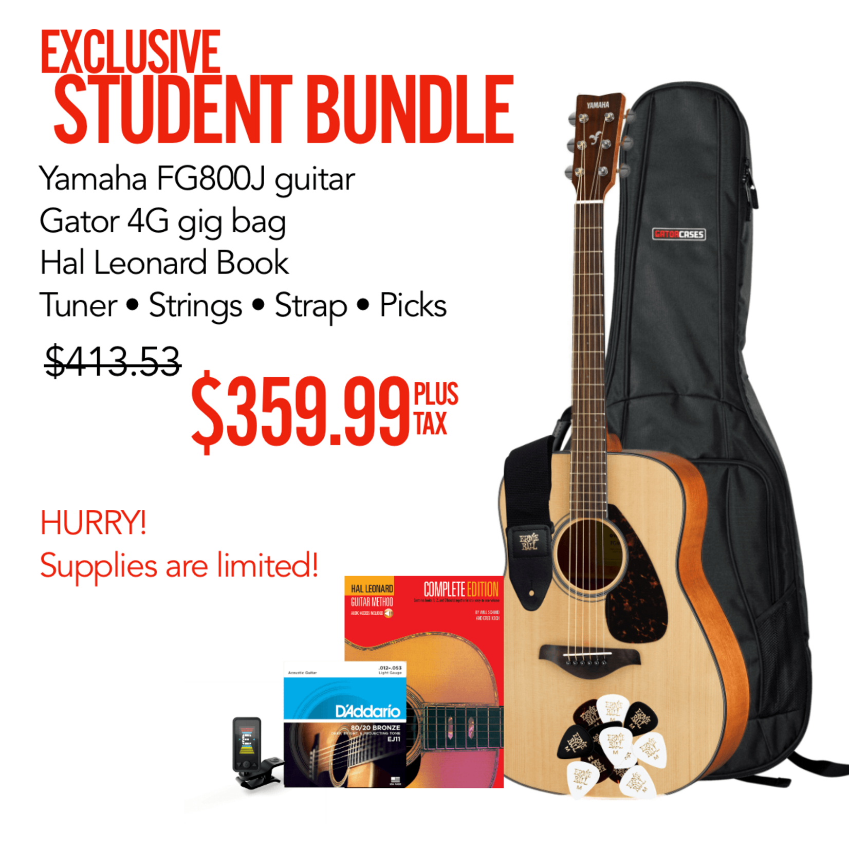 Town Center Music NGMS Special Guitar Package