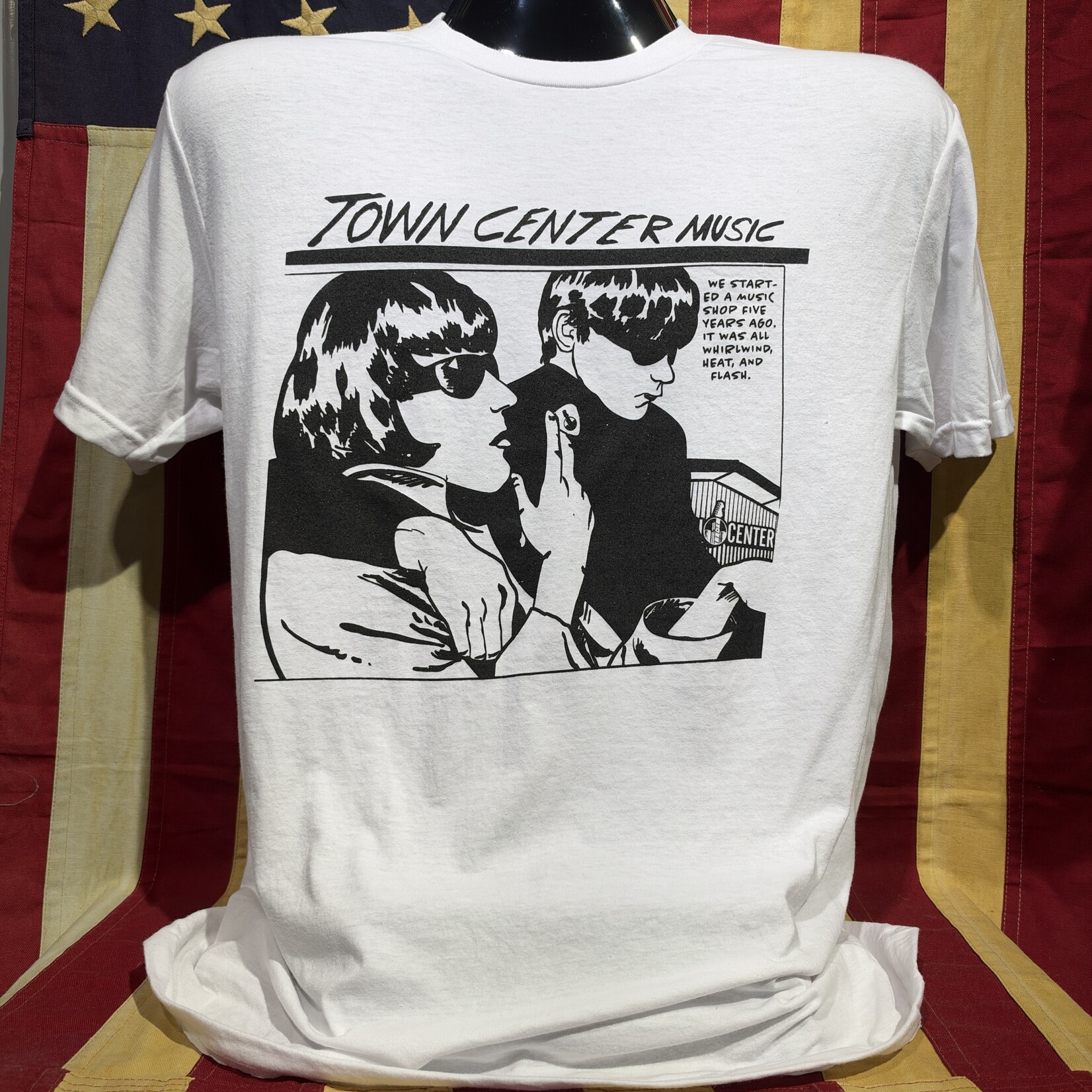 Town Center Music Town Center Music, SY Shirt, White, Large