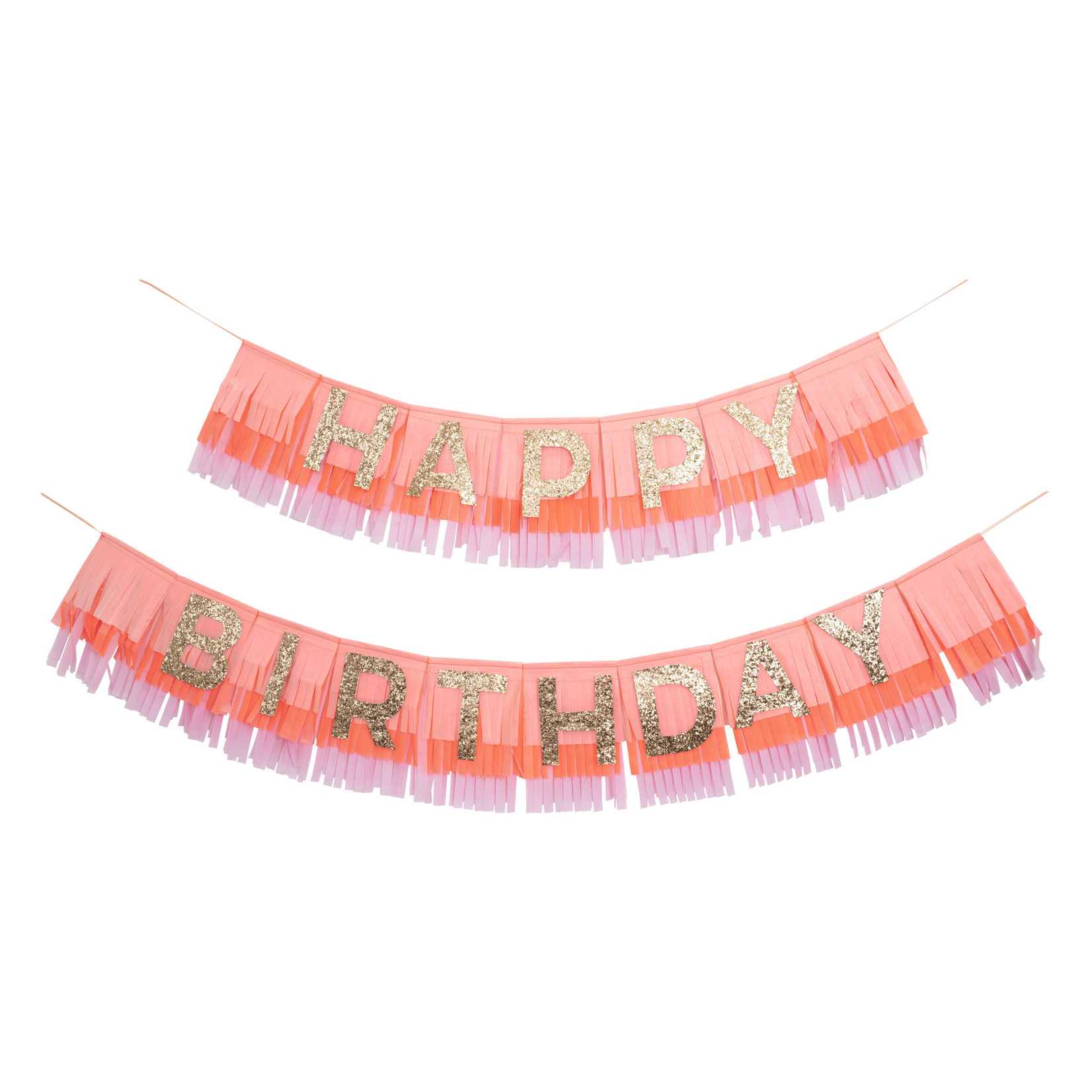 Meri Meri Pink Happy Fringe Garland