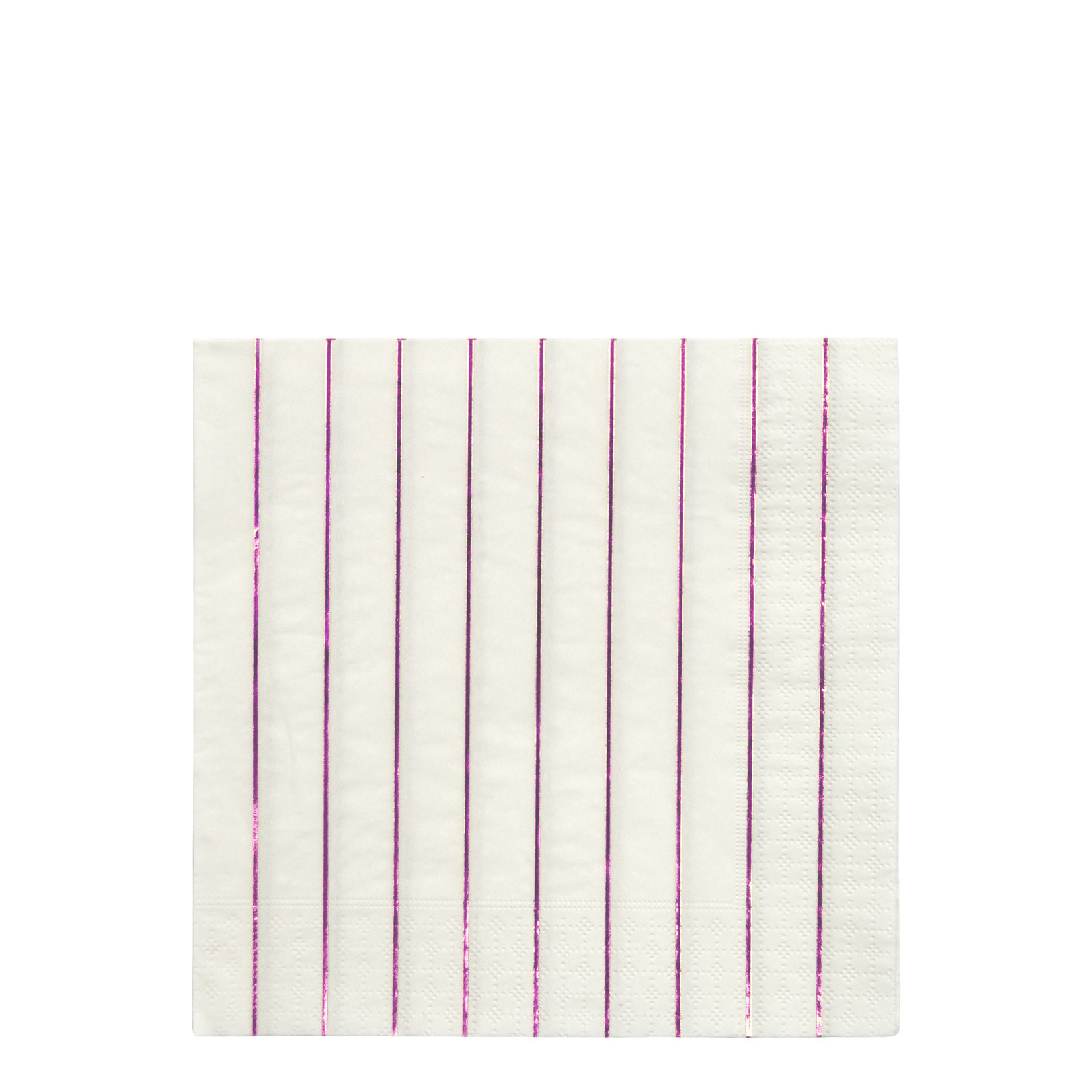 Meri Meri Large Purple Striped Napkins