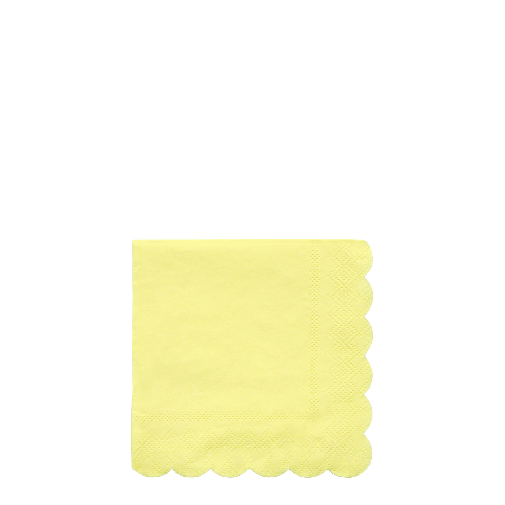 Meri Meri Pale Yellow Small Napkins