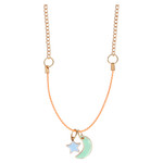 Meri Meri Enamel Moon & Sun Necklace