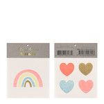 Meri Meri Rainbow & Hearts Small Tattoos