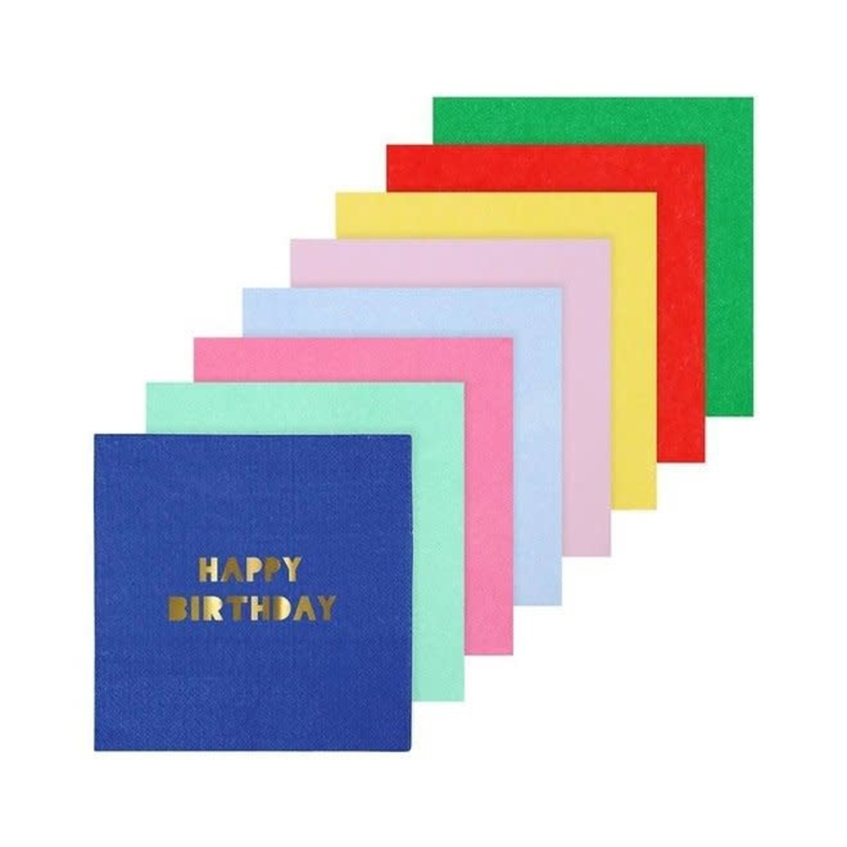 Meri Meri Happy Birthday Small Napkins