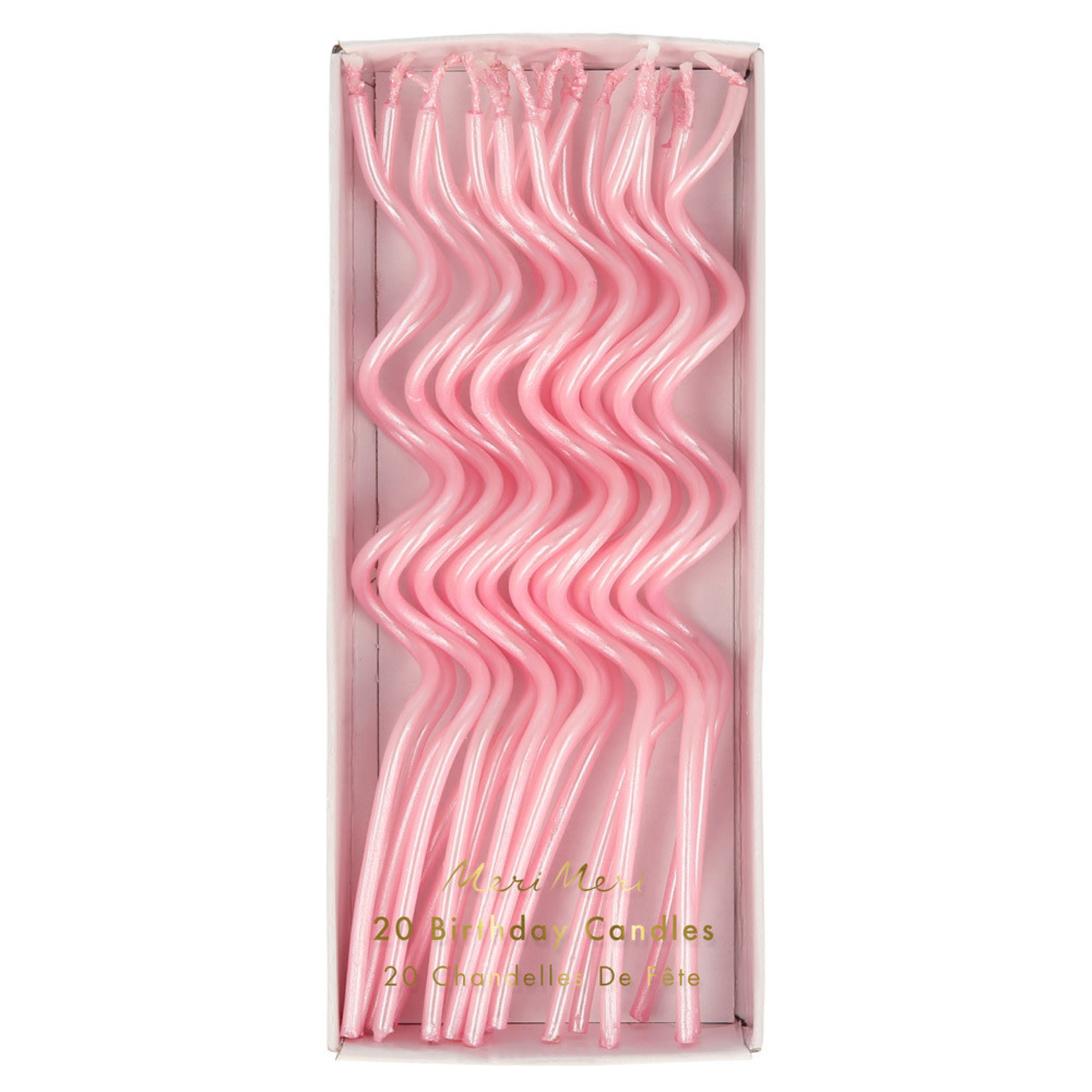 Meri Meri Pink Swirly Candles