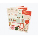 Rifle Paper Co. Pack of 3 Deck the Halls Stickers & Labels