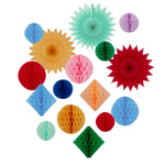 Meri Meri Rainbow Honeycomb Decoration Kit