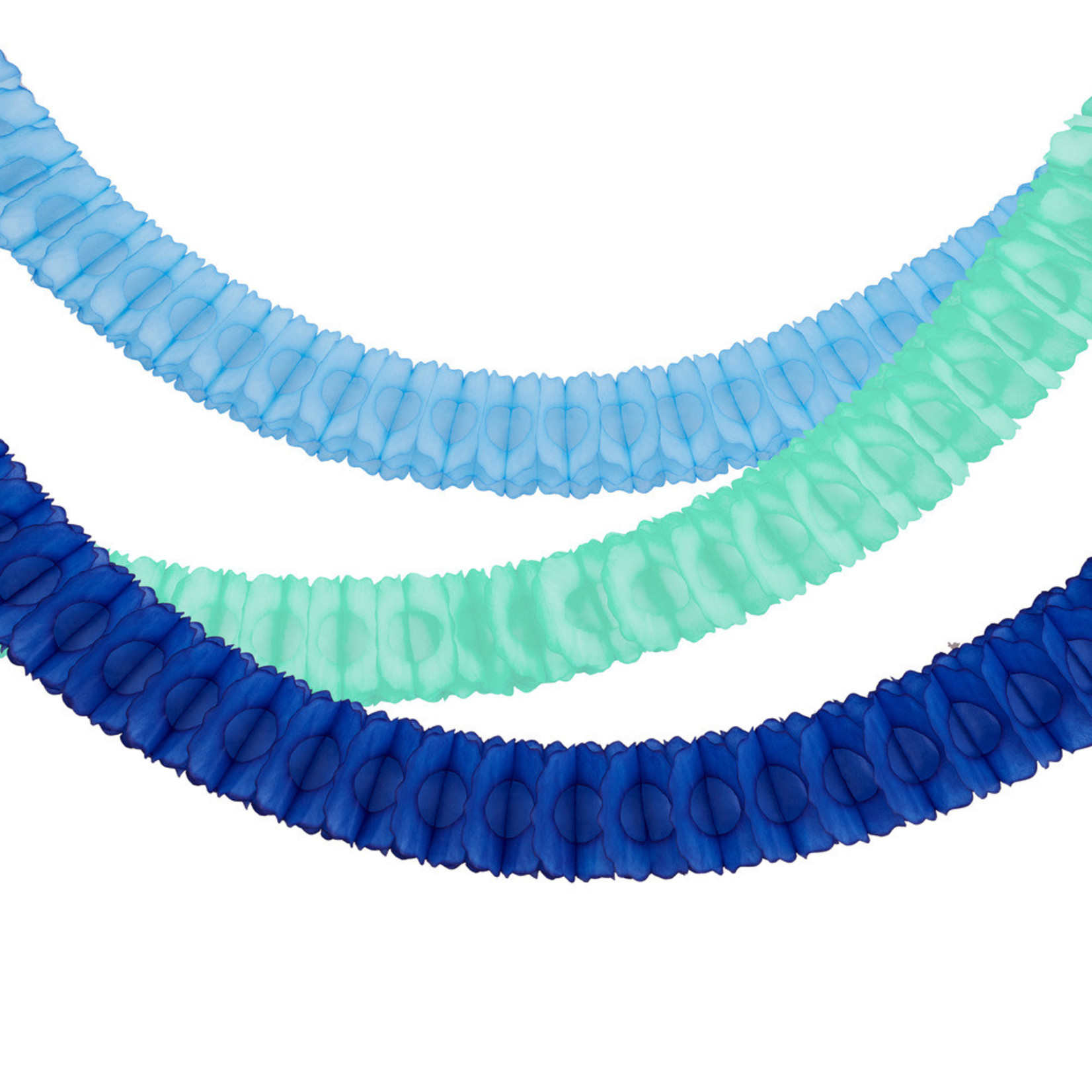 Meri Meri 3 Blue Honeycomb Garlands