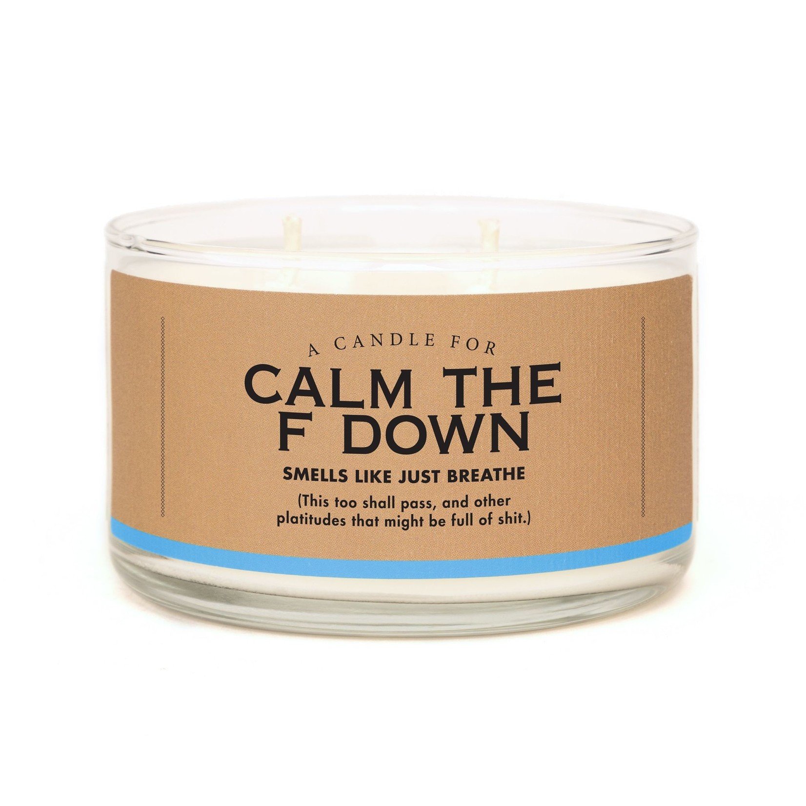 Whisky River Soap Calm the F Down - Candle