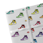 Studio Soph 2 Sheets Sneakers White Wrapping Paper Sustainable