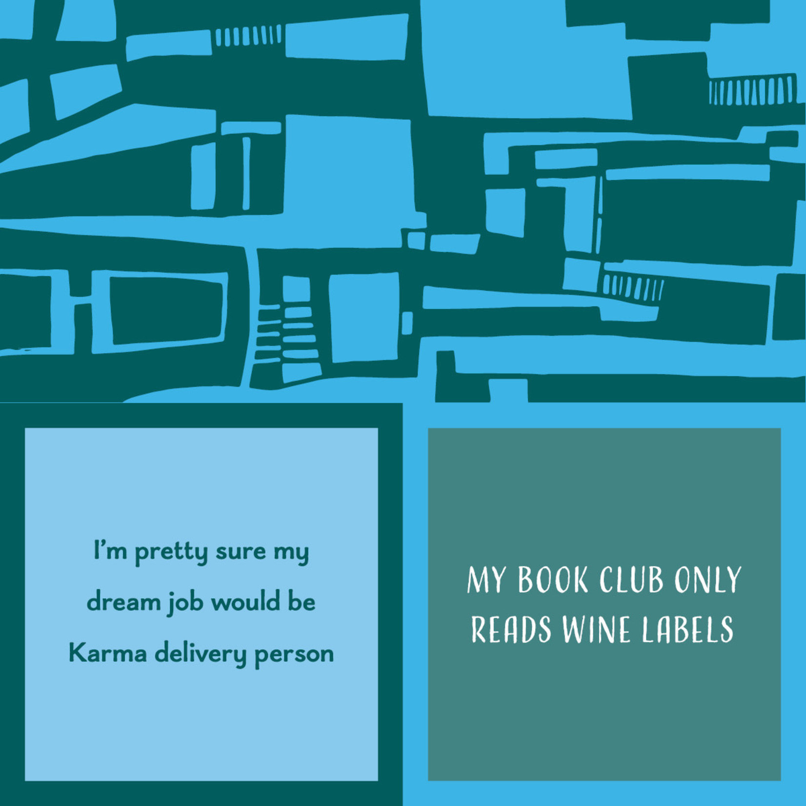 Drinks on Me Karma Delivery/Book Club Napkins