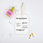 GlassTats Congrats Drink Markers Gift Tag
