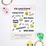 GlassTats Cool Kidz Drink Markers