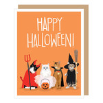 Apartment 2 Cards Cat Costumes Halloween Card