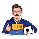 The Found Ted Believe Sticker