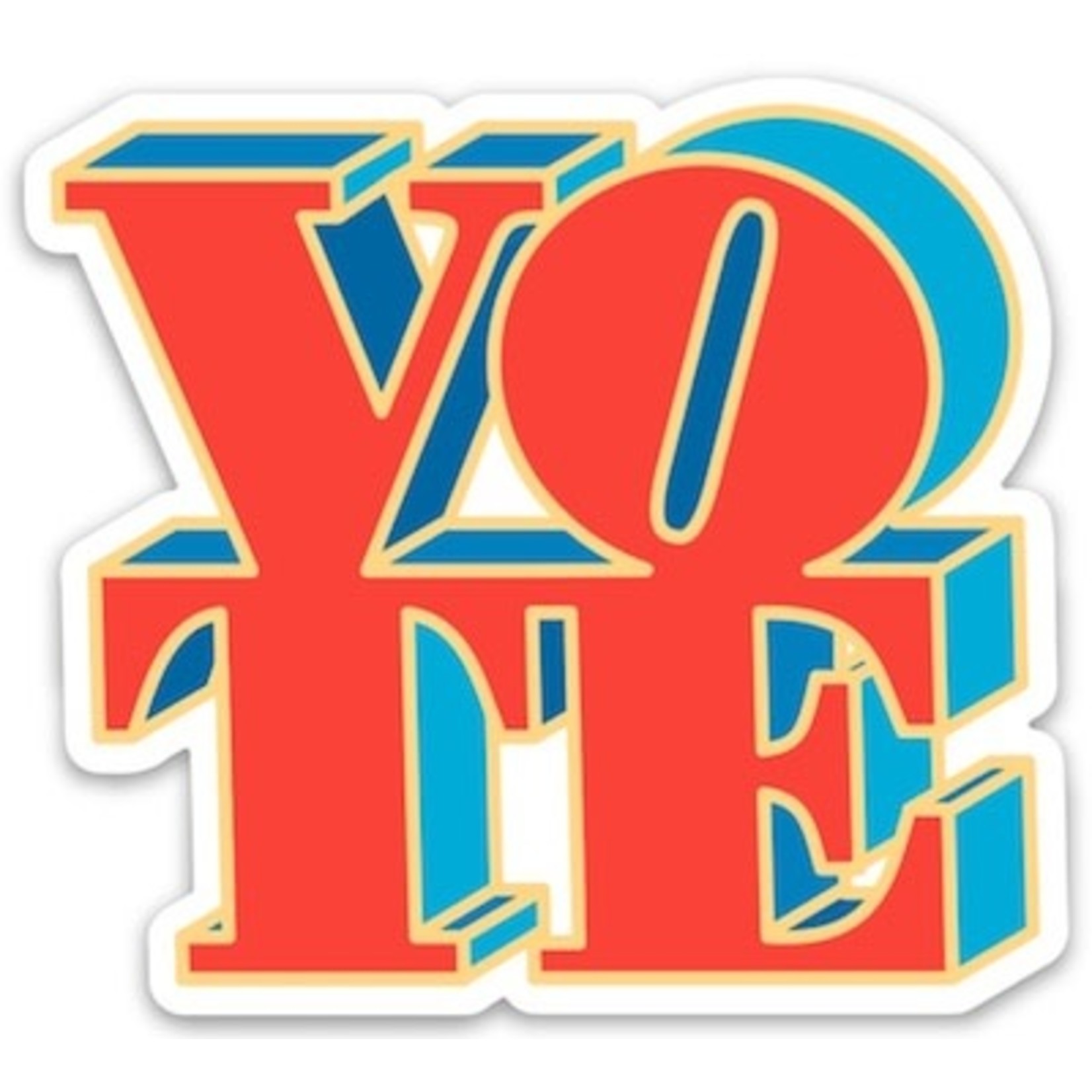 The Found Vote Sticker