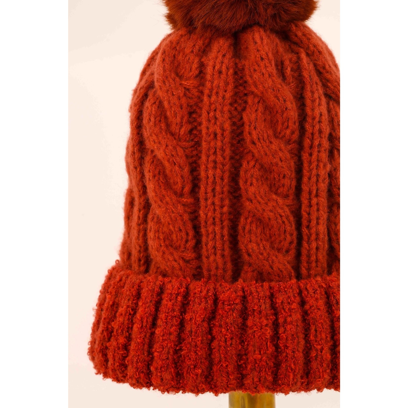 Powder Design Inc. Freya Bobble Hat - Rust