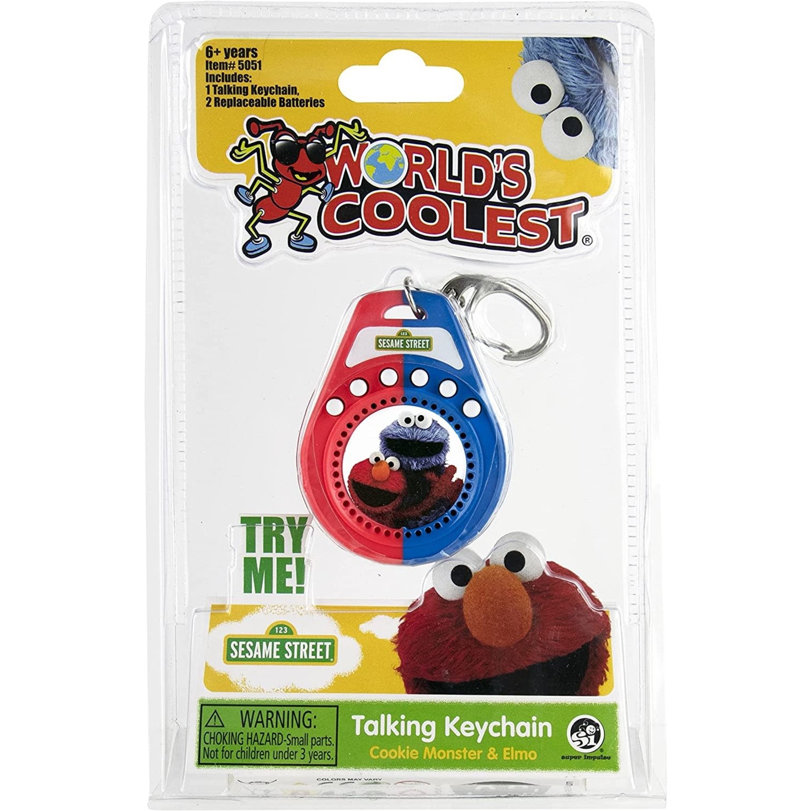 Super Impulse Coolest Sesame Street Talking Keychain