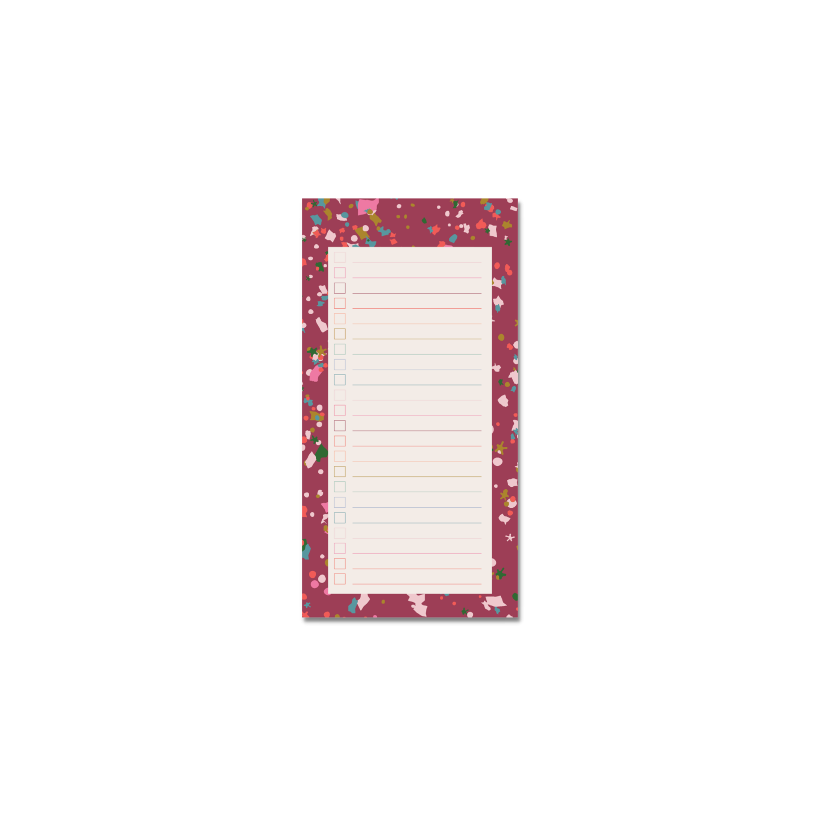 Talking Out of Turn Holiday Tearaway Notepad - Confetti Crack