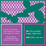 Drinks on Me Life LOL/Punishments Napkin