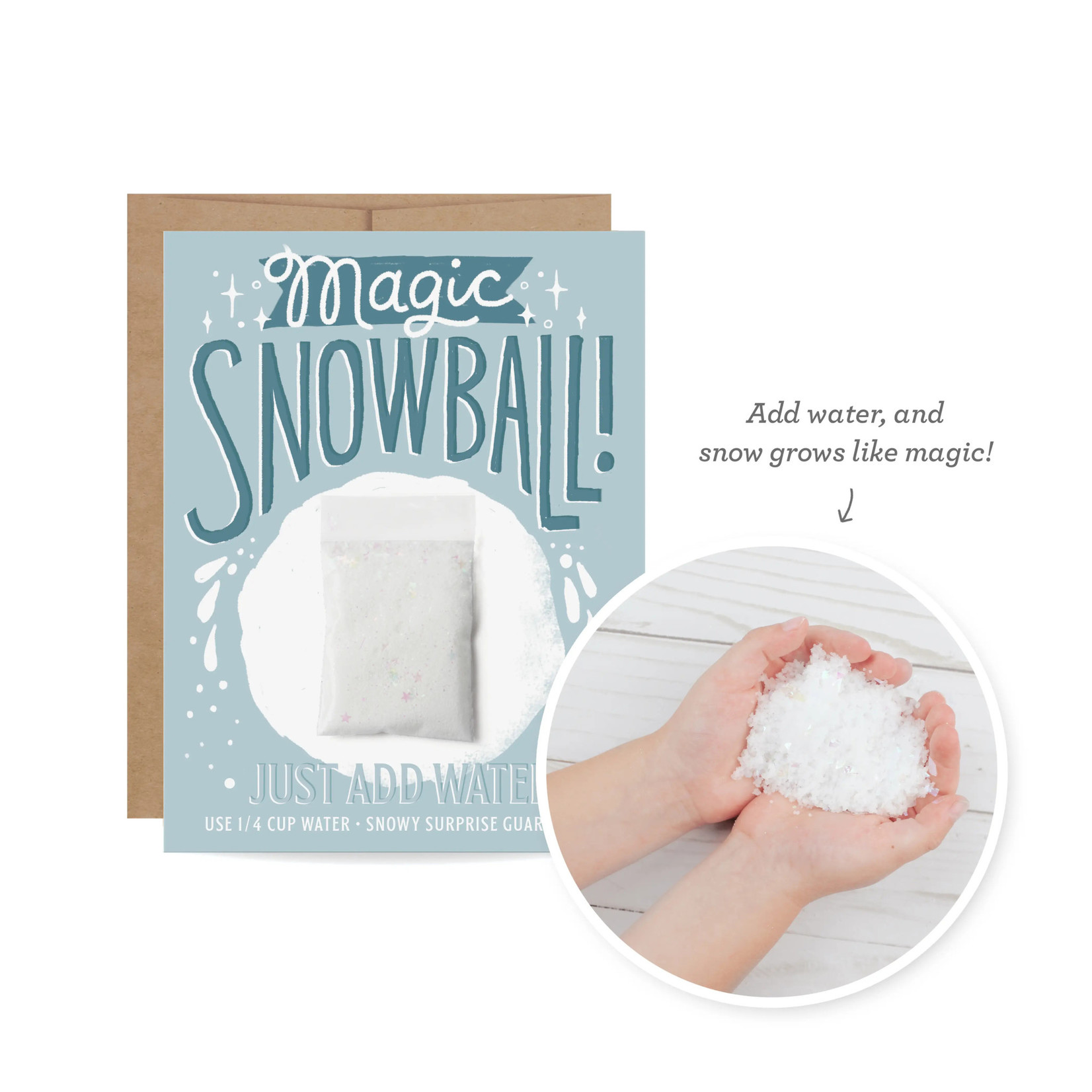Inklings Paperie Magic Snowball Card