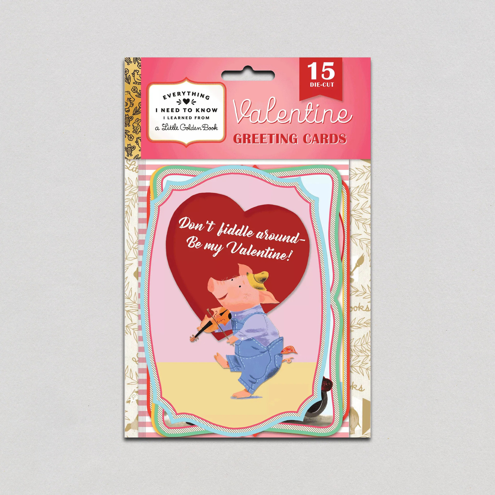 Laughing Elephant Modern Storybook Valentines - Little Golden Book