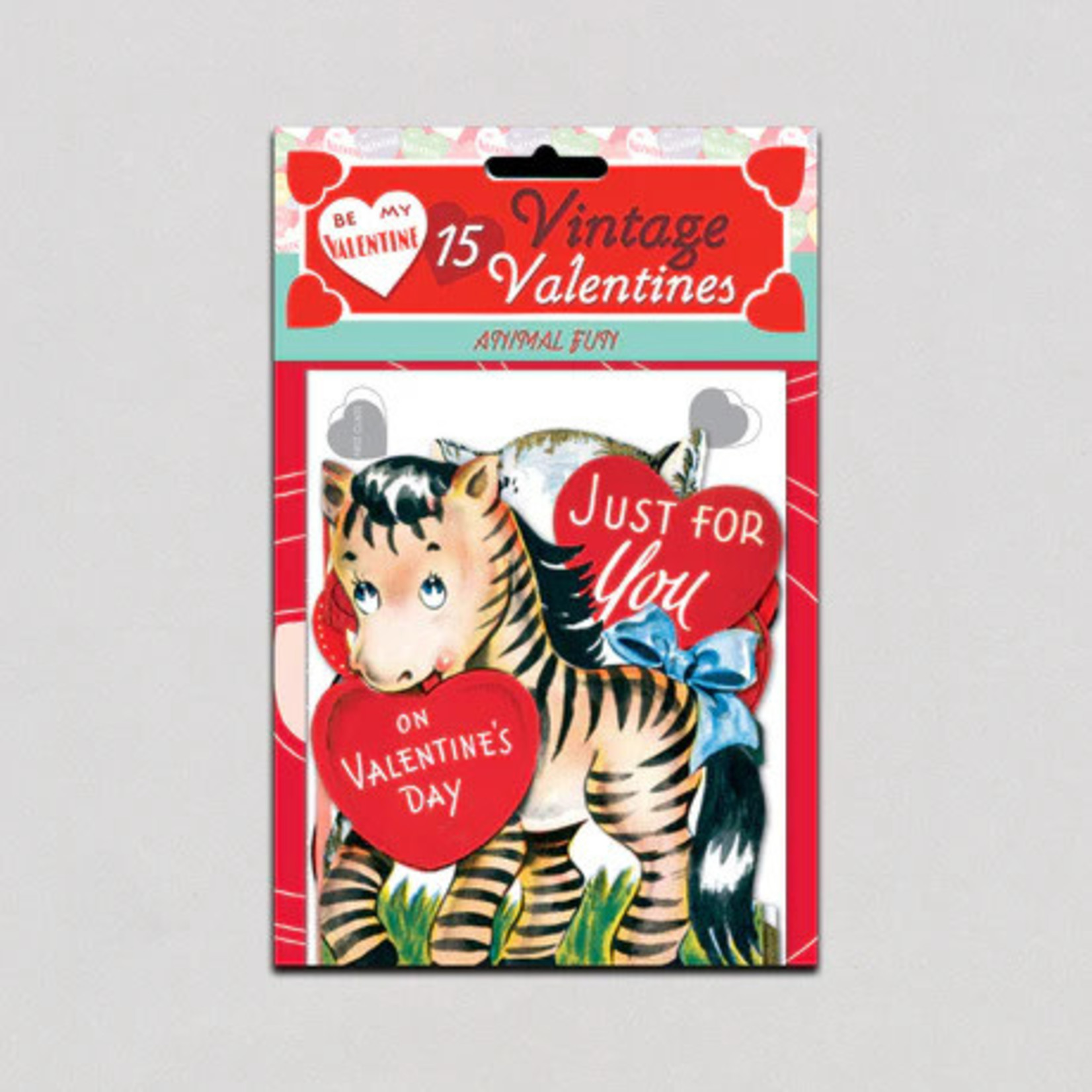 Laughing Elephant Vintage Valentines - Animal Fun